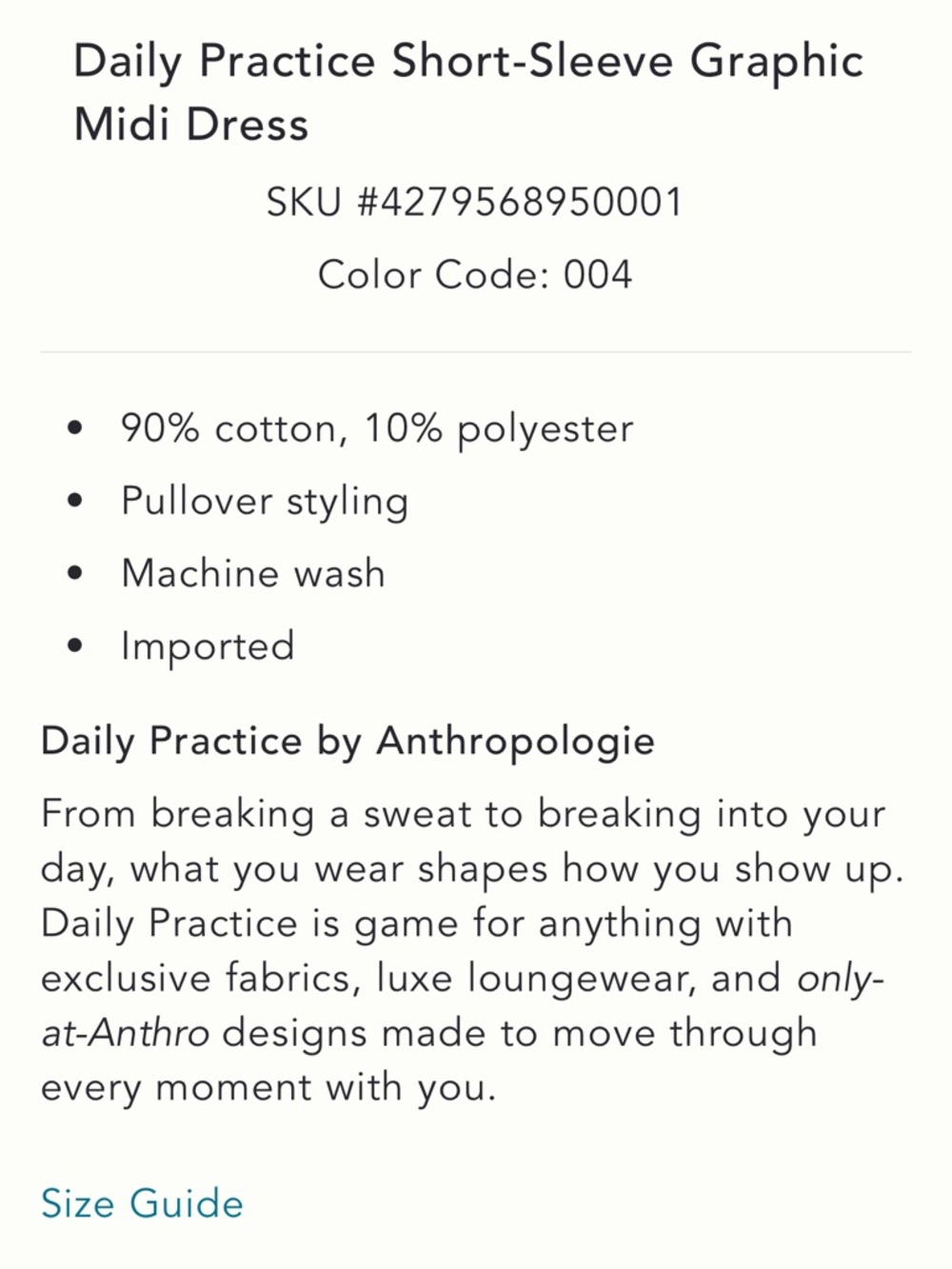 Daily Practice graphic T-shirt Midi Dress - Picture 4 of 5